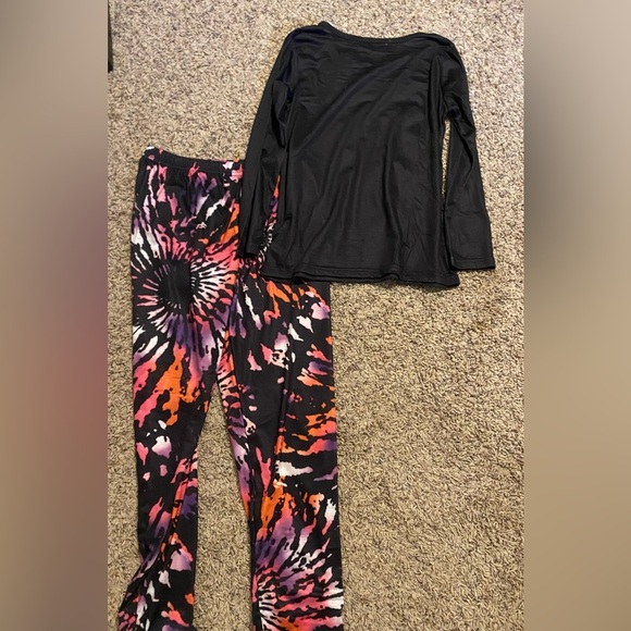 NWT Girls Topgal Long Sleeves + Pants Pajama Set, “Spooky Vibes” Size 10 - Picture 2 of 4